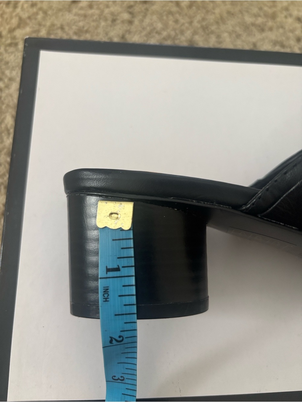 Nine West Black Pointed Knot Mules - Picture 6 of 7